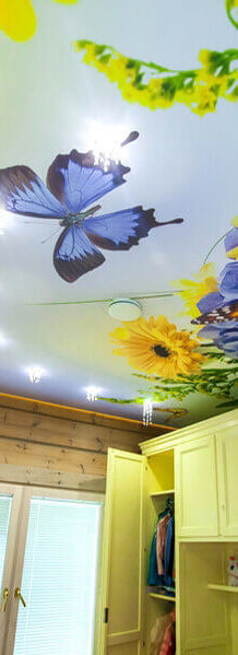 Натяжные потолки с фотопечатью.